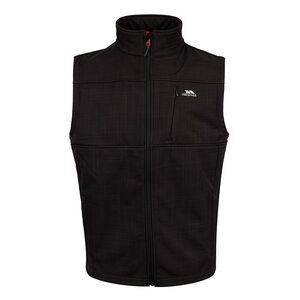 Trespass Mens Baro TP50 Softshell Vest / Black Marl